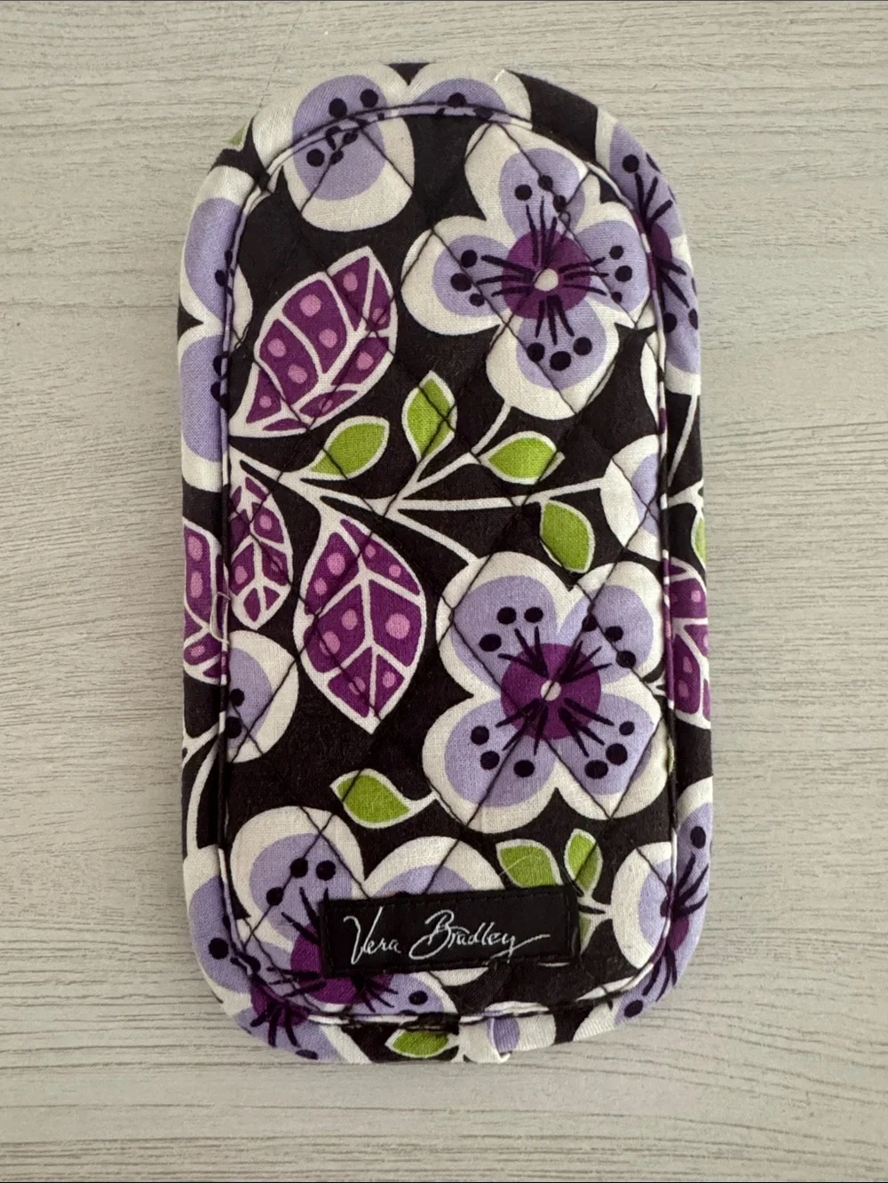 Vera Bradley Plum Petals Glasses Case EUC - Picture 2 of 5